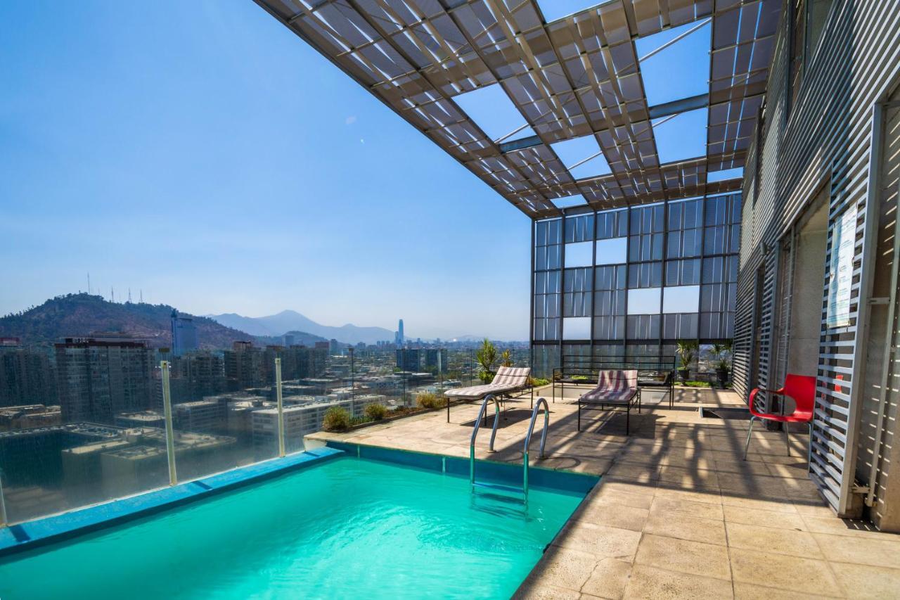 Tribeca Twin Room - Studio With Pool, Wifi, Ac 圣地亚哥 外观 照片