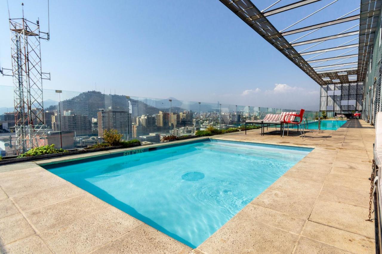 Tribeca Twin Room - Studio With Pool, Wifi, Ac 圣地亚哥 外观 照片