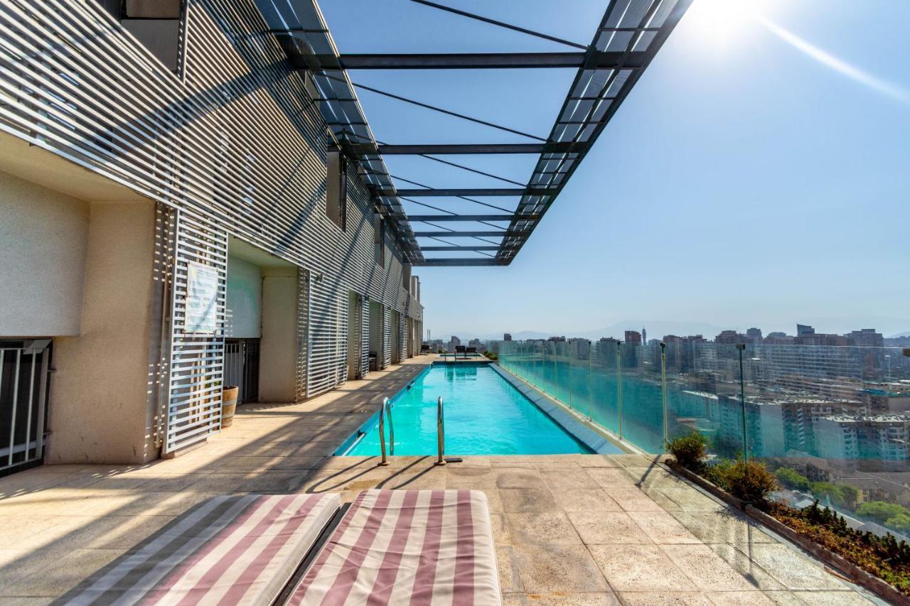 Tribeca Twin Room - Studio With Pool, Wifi, Ac 圣地亚哥 外观 照片