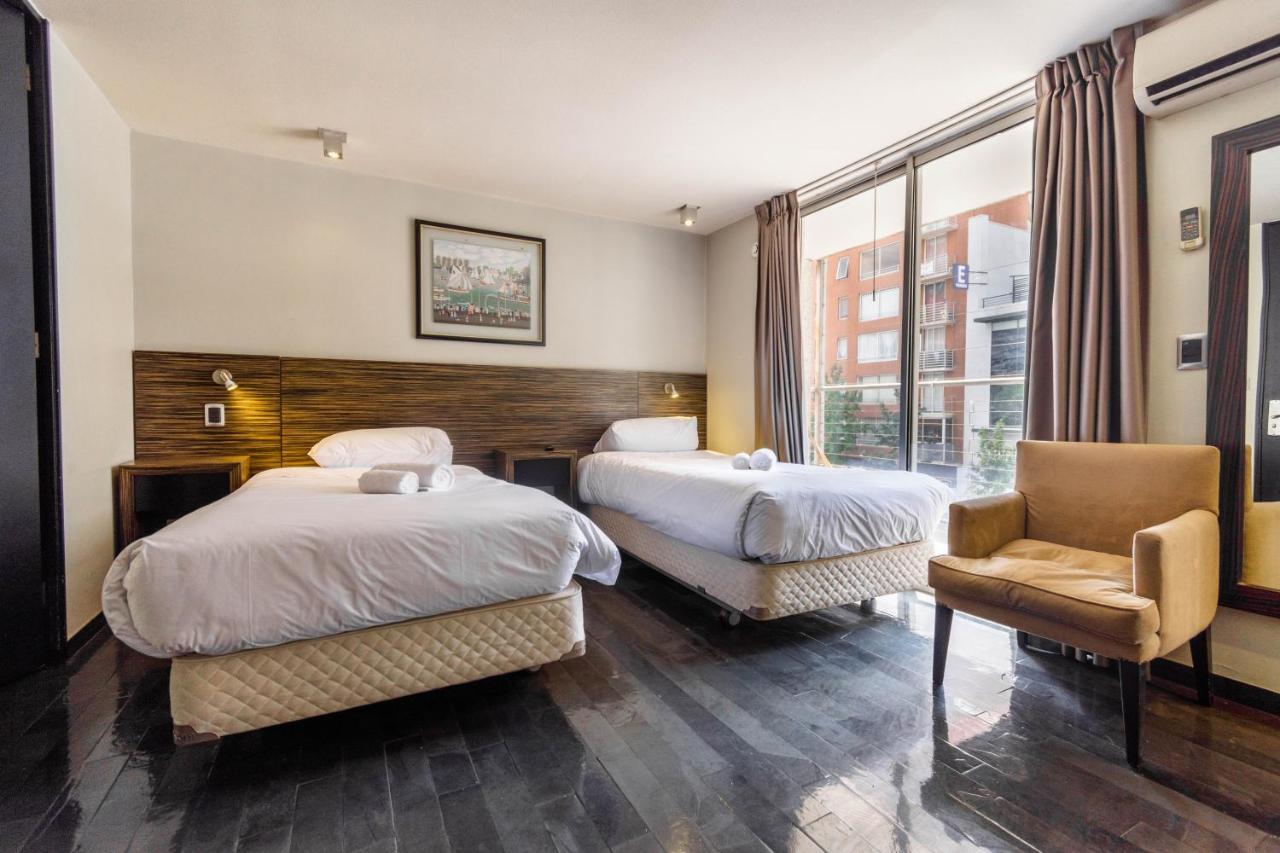 Tribeca Twin Room - Studio With Pool, Wifi, Ac 圣地亚哥 外观 照片